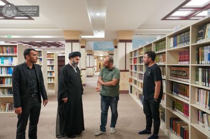 المكتبة الحيدرية تستقبل وفداً من دولة لبنان الشقيقة لبحث وثائق تتعلق بالقضية الفلسطينية