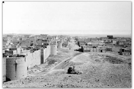 النجف السور من فوق الجبل