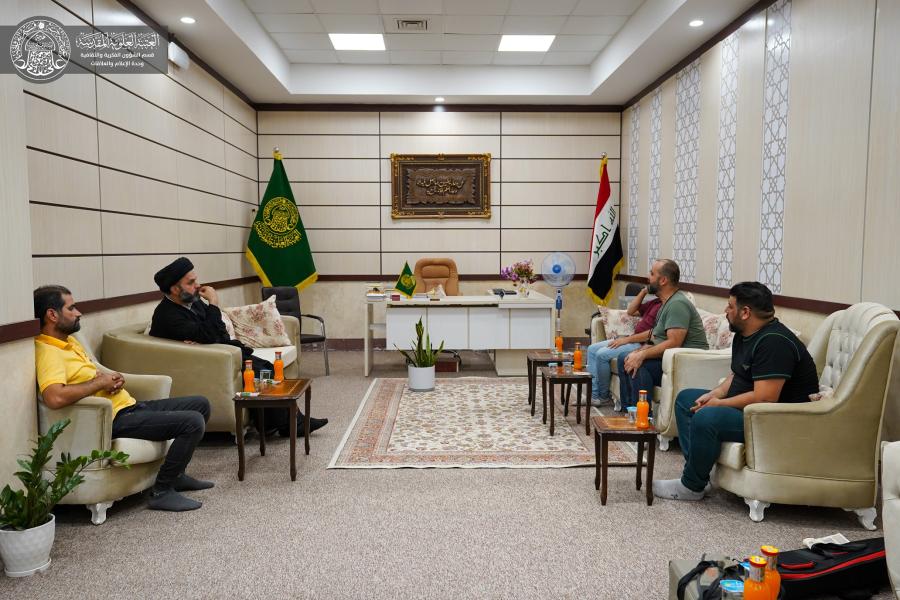 المكتبة الحيدرية تستقبل وفداً من دولة لبنان الشقيقة لبحث وثائق تتعلق بالقضية الفلسطينية